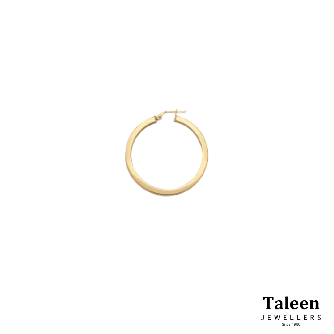 Yellow Gold Hoop Earrings