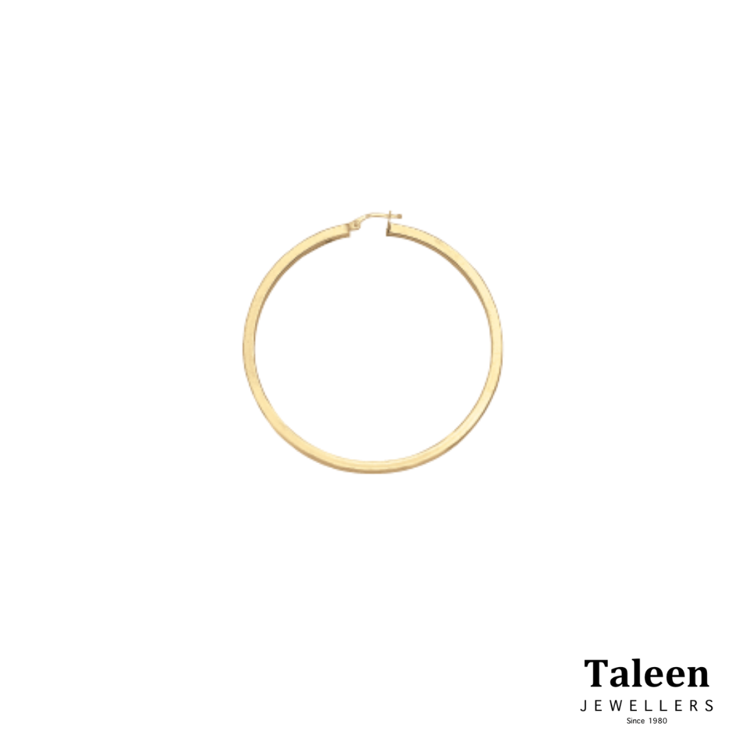 Yellow Gold Hoop Earrings